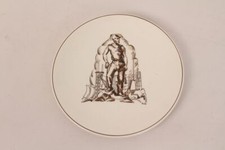 Petrus Regout & Co Maastricht Bergarbeiter 1925 Teller W J Rozendaal Expressive 