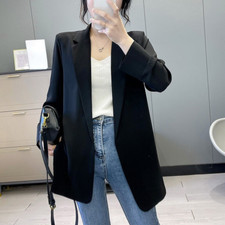 Damen Offen Vorne Blazer Anzug