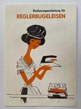 Bedienungsanleitung für Quelle Privileg DDR VEB Bügeleisen Reglerbügeleisen 1960