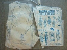 Schnittmuster Fertig-Schnitt burda Moden Februar 1991 Longblusen Gr. 36/38-44/46