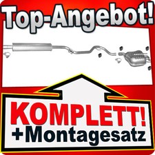 Auspuff für SAAB 9-3 II 1.8 2.0 & 1.8 2.0 BioPower Auspuffanlage