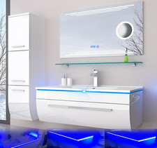 Badmöbel Set 90 cm schwarz