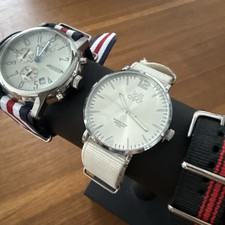 2x Armbanduhren Schicke Mode