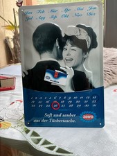 blechschild retro Kalender