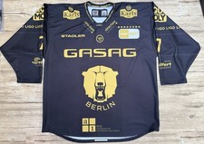org. Warrior EHC Eisbären Berlin Jersey/Trikot 21/22 NEU Schwarz-Gold