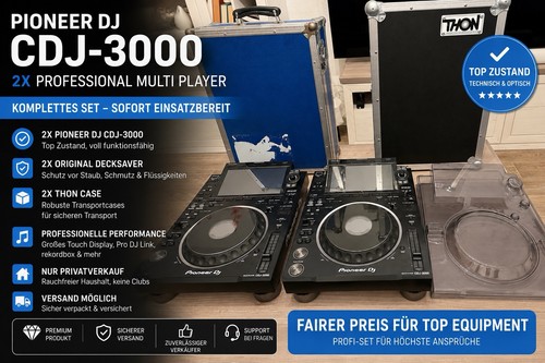 Pioneer cdj 3000 2er - pioneer, dj