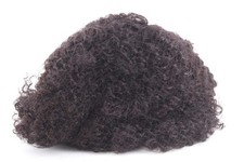 Perücke braun Locken