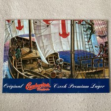 1 Blechschild Budweiser Budvar, Tschechische Republik