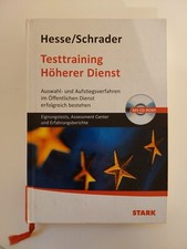 Testtraining Höherer Dienst • Hesse/Schrader • Buch • Zustand gut
