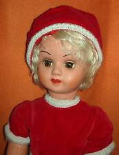 Große Puppe 70 cm Mädchen mit rotem Kleidchen (Kleid) Kinder Schaufensterpuppe