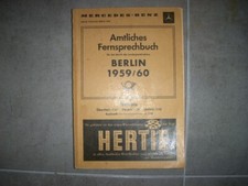 Amtliches Fernsprechbuch Berlin 1959/60 - Telefonbuch