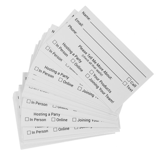 100pcs anmeldeformularkarten - 100pcs,