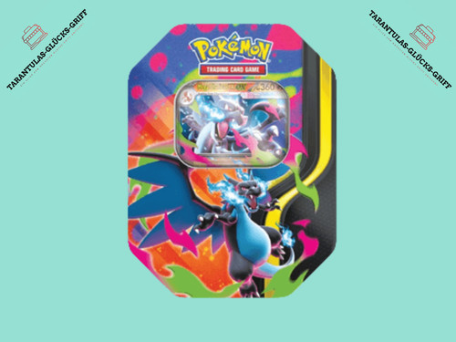 Mega glurak tin box - mega, tin-box