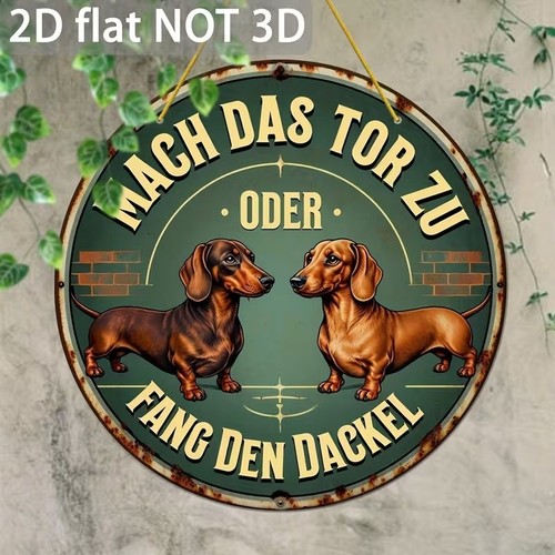 Schild blechschild rund - schild,