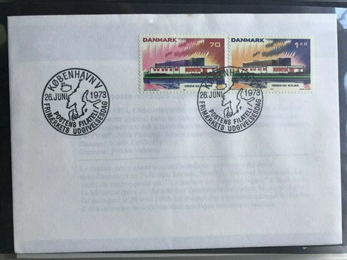 Dänemark 1973 fdc satz - dänemark,