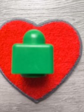 1x Lego Duplo Primo Baustein 1x1x1 grün 1 Noppe Baby Set 31000