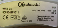 Bauknecht WAK 74 Ersatzteile