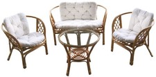 4tlg. Gartensitzgruppe Echt