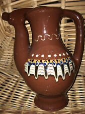 Pfauenauge - bulgarische Keramik - Krug -Höhe ca 22 cm-war in der DDR -Vase