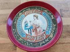 Coca-Cola / Blech Serviertablett / Delicious - Refreshing (Repro)