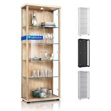 K-Möbel Glasvitrine 2-türig