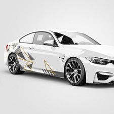 Seitenaufkleber Auto SET