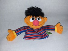 Sesamstraße Ernie Hand Spiel Puppe - 2003 Gund Original Plüsch Figur Stofftier