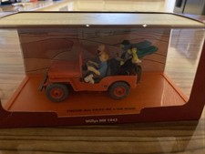 Tim und Struppi: Krabbe goldene Scheren:Auto Modellauto 1:43 Jeep Willys MB 1943