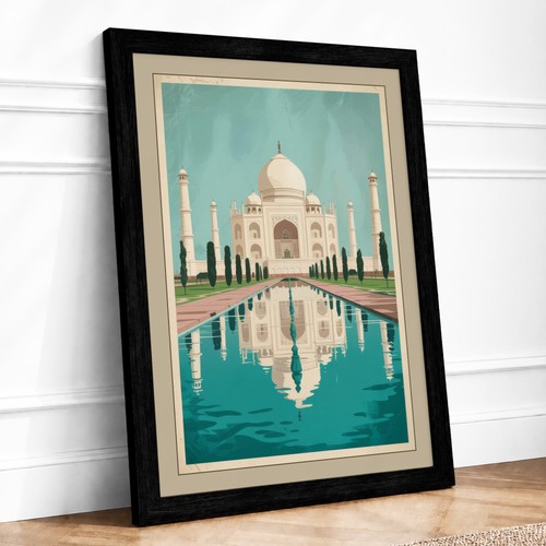 Taj mahal reflektierter - taj,