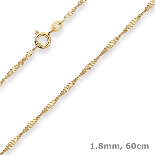 8mm singapurkette collier - 1,8mm,