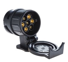 Kurzadapter Kunststoff PKW Transporter 13 pol auf Anhänger Trailer 7 polig 12 V