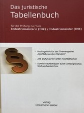 Das juristische Tabellenbuch für Industriemeister... | Buch | Zustand akzeptabel