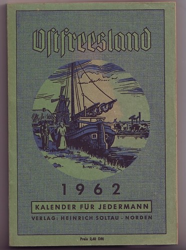 Ostfriesland kalender 1962 - ostfriesland,