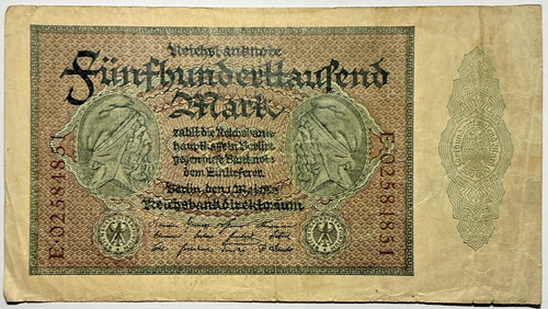 Deutsches reich 500 - deutsches,