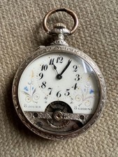 Antike 8 days 8 Tage Jugendstil Taschenuhr Ankerhemmung - 51 mm ca. 1910