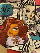 Monster High Bettwäsche Set Bettbezug Kopfkissenbezug 100% BW