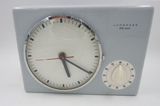Sehr seltene JUNGHANS Küchenuhr mit Eieruhr Kurzzeit Wecker ATO-MAT 1965 grau