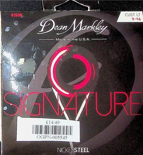 Dean markley 2508 - 2508, signature