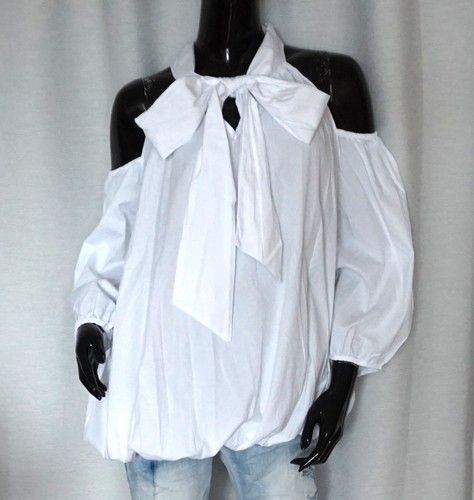 Schluppen tunika ballon bluse - schluppen,