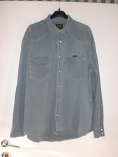 LEE RIVERS® - Herren Jeans Hemd Freizeithemd in Gr.: XL - Helles Jeansblau