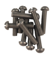 10St M8 x 35 DIN 86 Halbrund Kopf Schraube alt Linsen Schlitz Schrauben Oldtimer