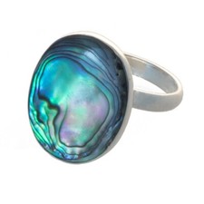 925 Silber Ring mit Abalone