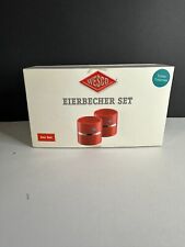 Wesco Eierbecher Retro Design Türkis 2er Set in OVP Vintage-Design TOP✅