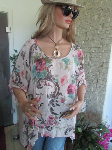 Boho musselin tunika - musselin,