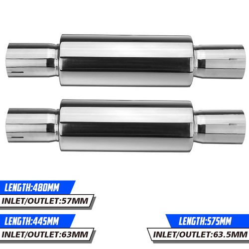 63mm universal auspuff - 2x,