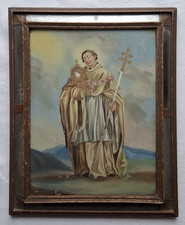 Antike Hinterglasmalerei Hl