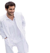 Whitewear Arzt-Kittel Berufs-Mantel aus Baumwolle Lars OP Praxis Klinik weiss