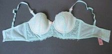 Bügel-BH Longline von HUNKEMÖLLER  Größe 75 Cup B  türkis mit Spitze