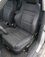 Audi A3 8L Sitz vorne links Fahrersitz 4/5-Türer Sportsitz Sport schwarz