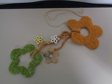 Blumen Girlande aus Sisal zum